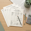 Mon budget en toute simplicité | Planificateur PDF à imprimer